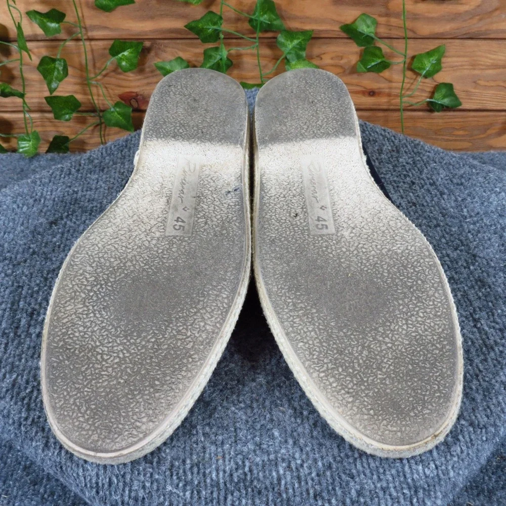Rivieras Leisure Shoes Mens Slip On Loafers Size 45 Casual Summer Navy Gray Mesh